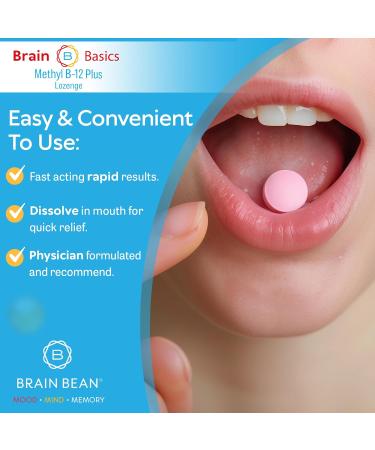 Extra Strength Methyl B-12 & Methyl Folate 60 Chewable Tablets Orange Citrus Flavor High Potency Bioactive B-12 Vitamin & B9 Folate Supplement for Energy Brain Heart & Nerve Support - Buy Online on GoSupps.com