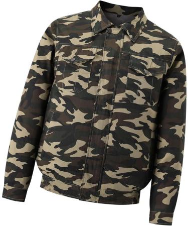 USB Cooling Jacket for Men - 4 Wind Speeds Easy to Clean XL Camouflage - Perfect for Outdoor Activities - Buy Online on GoSupps.com