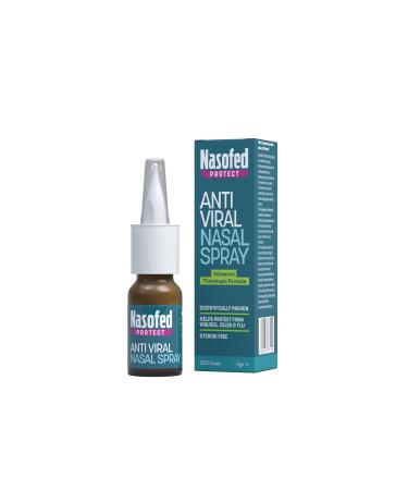 Nasofed Anti Viral Nasal Spray. Helps Protect from Viruses Colds & Flu. 4 Hours Protection with Each Application. Steroid Free. 1 x 10 ml