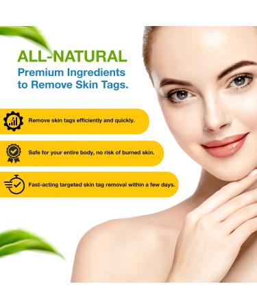Ulensy Skin Tag Remover - Extra Strength Liquid for Fast, Pain-Free Skin Tag Removal - Natural Plant Extracts, No Scars - Easy Application (Natural Blue) - Buy Online on GoSupps.com