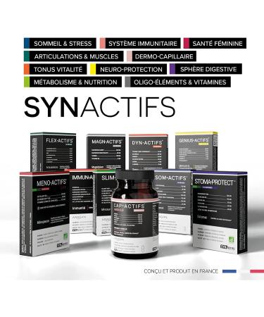ARAGAN - Synactif Pack of 2 Magnactives - Food Supplement Fatigue Nervous Balance Stress - Magnesium Taurine Vitamin B - 120 capsules - 2 to 3 months taken - Made in France - Buy Online on GoSupps.com