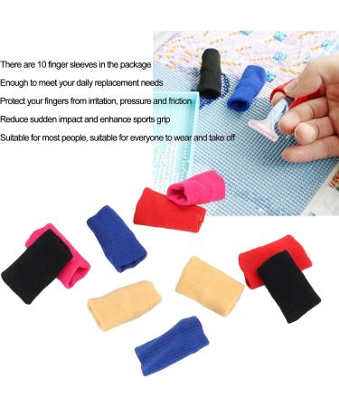 Nylon Finger Protector Sleeve Set - Daily Use Pressure Guard & Sports Finger Protection - Buy Online on GoSupps.com