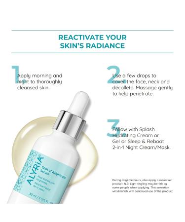 Alyria Vitamin C Face Serum - Brightening & Dark Spot Remover | Anti-Aging Skin Treatment | 30ml for All Skin Types - Buy Online on GoSupps.com