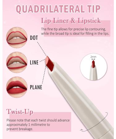 Brun Chocolat Crayon a Levre Mat Longue Tenue Waterproof 2 In 1 Rouge a Levre Sans Transfert Finition Mat Doux Texture L g re Lip Stain Highly Pigmented Lip Gloss Silky Maquillage Femme L vres-05 05# Brun Chocolat - Buy Online on GoSupps.com