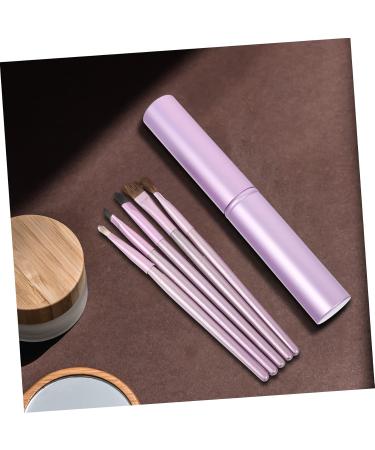 Gogogmee 5 Pcs Horsehair Eyeshadow Brush Makeup Brush Gel Eyeliner Brush Girl's Eyeshadow Brush Aluminum Box - Buy Online on GoSupps.com
