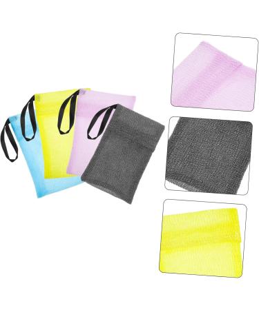 MUSISALY 4 Pcs Foaming Soap Bag Soap Pouch Soap Bag for Shower Body Exfoliating Soap Bag Soap Bar Bag Nylon - Buy Online on GoSupps.com