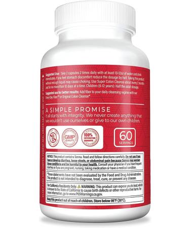 Health Plus Super Colon Cleanse - 120 Capsules | Natural Detox & Digestive Support - Buy Online on GoSupps.com