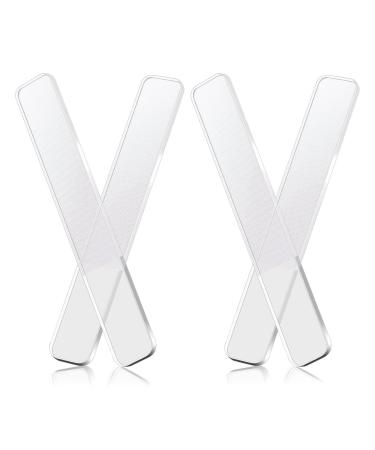 Balawin 2X Glass Nail Shiner - Nano Glass Nail Files Crystal Nail Buffer Shine Polisher For Natural Fingernails Toenails