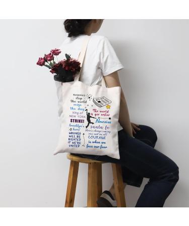 Shop Newsies Tote Bag | Musical Newsies Merchandise | Unique Music Quote Tote - Buy Online on GoSupps.com