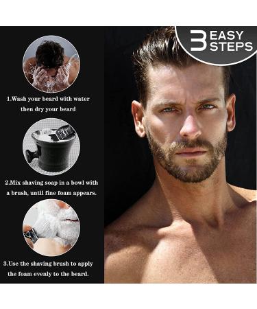GDMG Black Wooden Beard Brush - High-End Synthetic Men's Shaving Brush for Wet Shave - Wood Handle Hair Salon Shave Brush for Safety Razor - Buy Online on GoSupps.com