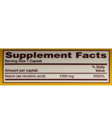 Rugby Niacin Timed Release 1000mg Tablets - 3 Pack - Buy Online on GoSupps.com