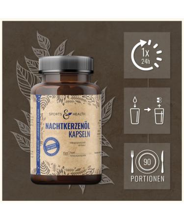 Nighting Cup Oil Capsules - 180 High-Dose 2000mg | Natural Vitamin E & Evening Primrose Oil for Skin Health | International Shipping Available - Buy Online on GoSupps.com