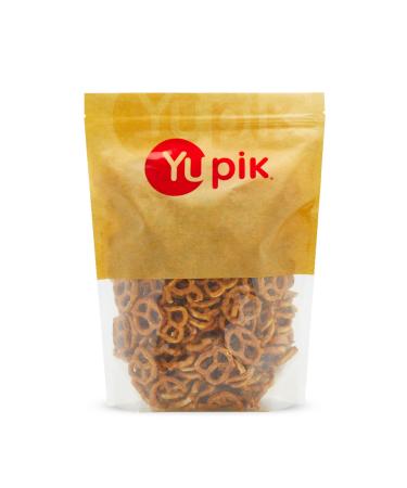 Yupik Unsalted Mini -Q Pretzel Crunchy Snack 0.45Kg 450.0 g (Pack of 1)