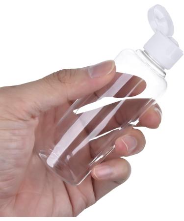 6 Pack Transparent Travel Bottles Set - 100 ML Leak-Proof with Funnel for Flights & Vacations - Buy Online on GoSupps.com