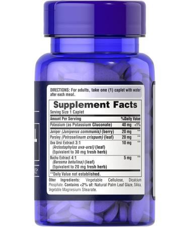 Puritan's Pride Extra Strength Water Pill 100 CAPS - Natural Diuretic Supplement - Buy Online on GoSupps.com