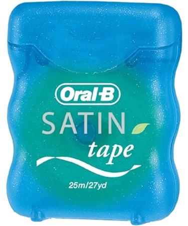 Oral-B Satin Tape Mint Dental Floss 25m - Pack of 12 Units - Buy Online on GoSupps.com