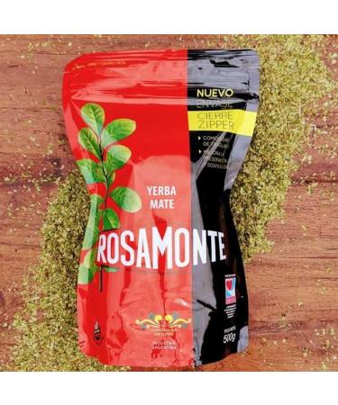 Hreniuk SA (Rosamonte) Rosamonte Yerba Mate Tea Set Traditional Zip 250g 1x Mate Cup Gourd Pumpkin leopard color Yerba Mate Tea Straw Bombilla Cleaning Brush Detox and Energy Drink - Buy Online on GoSupps.com