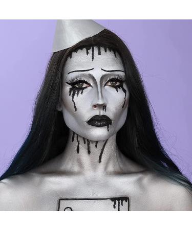 Mehron Metallic Powder (.17 oz) + Mixing Liquid (1 oz) - Silver Makeup Set - Buy Online on GoSupps.com