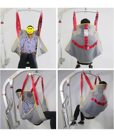 Full Body Mesh Commode Patient Lift Sling Reusable Patient Transfer Belt Toileting Sling Divided Leg Shower Sling for Nursing Elderly Disabled - Buy Online on GoSupps.com