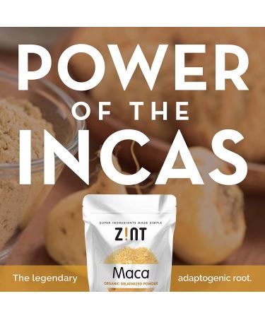 Zint Organic Maca Gelatinized Powder 8 oz - Superfood for Energy & Wellness - Buy Online on GoSupps.com