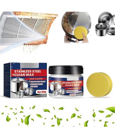 Stainless Steel Stain Cleaning Wax Magical Nano-technology Stainless Steel Cleaning Paste-Surface Safe No Residue