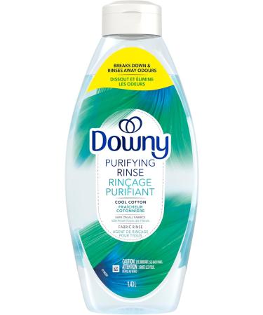Downy Rinse & Refresh Laundry Odour Remover and Fabric Softener Cool Cotton Safe On All Fabrics HE Compatible 1.43L Cool Cotton 1 count (Pack of 1) - Buy Online on GoSupps.com