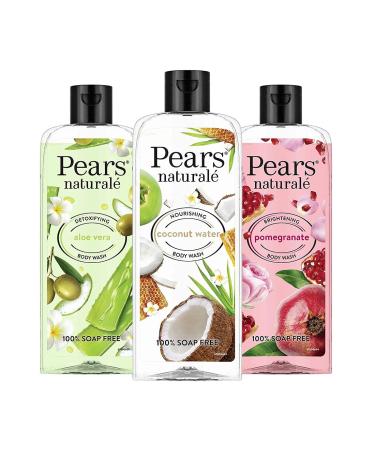 P.e.a.r.s Naturale Detoxifying Aloe Vera Body Wash 250 ml | 100% Natural Ingredients | Liquid Shower Gel with Olive Oil | Paraben Free for Glowing Skin | International Shipping Available - Buy Online on GoSupps.com