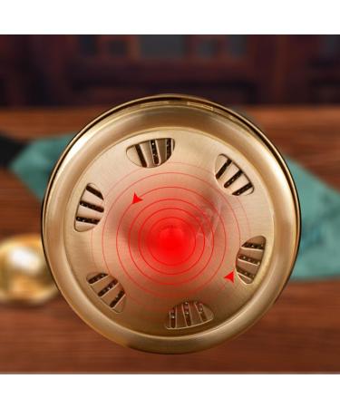 NIECHOY Smoke-Free Copper Moxa Box | Moxibustion Treatment Device for Waist Neck Knee Shoulder & Back - Buy Online on GoSupps.com
