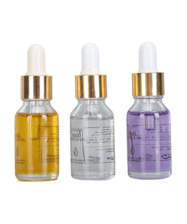 Liquide de Soin des Ongles 3 X 15 Ml d'huile Parfum e Renfor ant les Cuticules des Ongles pour un Usage Quotidien