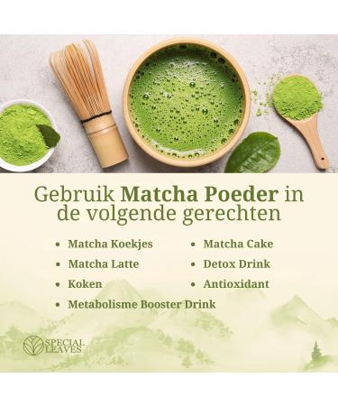 Special Leaves Matcha Tea Powder 90 grams 100 Natural Japanese Tea Premium Matcha Powder - Buy Online on GoSupps.com