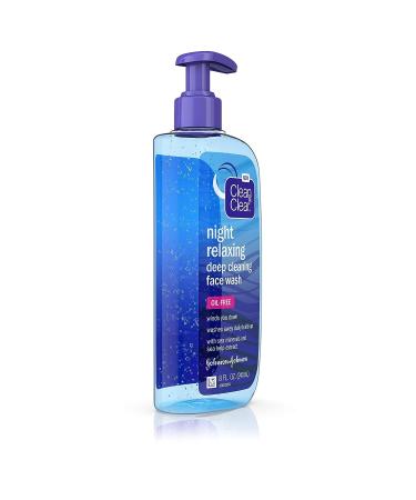 Clean & Clear Night Relaxing Oil-Free Deep Cleaning Face Wash - 8 fl. oz (Pack of 1) - Buy Online on GoSupps.com