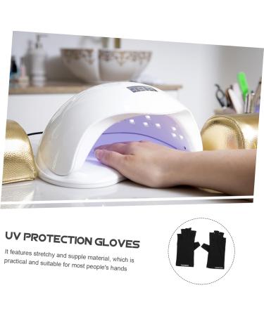 FRCOLOR 4 Pairs Nail Protection Gloves Mittens Manicure Skin Gloves Manicure Fingerless Gloves Fingerless Manicure Gloves UV Protection Gloves Manicure Tools Riding - Buy Online on GoSupps.com