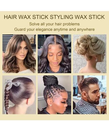 Wax Stick for Hair Hair Wax Stick Refreshing & Non-Greasy Wax Stick for Kids Women & Men Nourishing Repairing Long-Lasting Slick Back Hair Products for Looking Neat and Tidy  - Buy Online on GoSupps.com