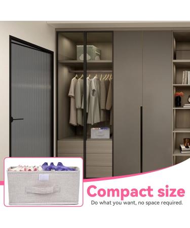 Chengfu Bathroom Pad Holder for Women | 2-Compartment Tampon & Pad Organizer | Stylish Fabric Storage Solution in White - Buy Online on GoSupps.com