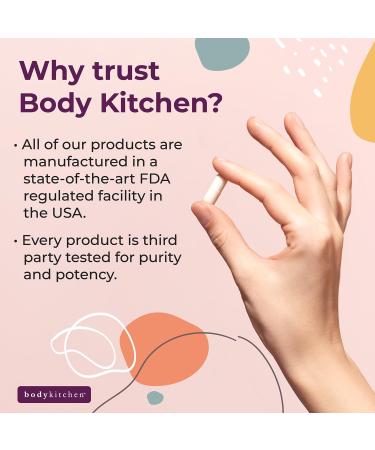 Body Kitchen Mega Folate 1000mcg Optifolin+ 60 Vegetable Capsules Vegan Non-GMO Brain and Heart Health Support - Buy Online on GoSupps.com