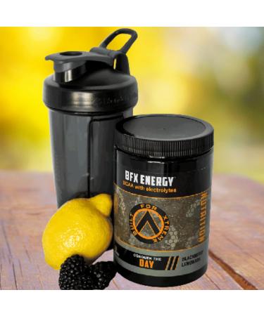 Buy BFX Energy Pre Workout Powder - Blackberry Lemonade | BCAA Electrolytes & Green Tea | 30 Servings for Ultimate Muscle Recovery - Buy Online on GoSupps.com