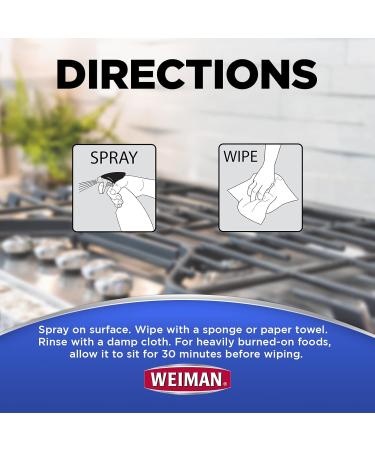 Weiman Gas Range Cleaner & Degreaser - 12oz | Best International Shipping - Buy Online on GoSupps.com