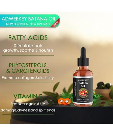 Organic Batana Oil for Hair Growth | 100% Pure | Promotes Hair Wellness for Men & Women | Enhances Radiance | 2.0 Oz - Buy Online on GoSupps.com