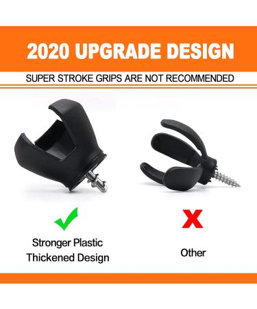 SisterAling Golf Ball Retriever Grabber | 3-Prong Claw Pick Up Tool | Back Saver | Putter Grip Suction Cup | Pack of 3 | Black - Buy Online on GoSupps.com