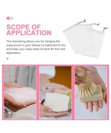 Buy NOLITOY 8pcs Exfoliating Soap Pouch - Dark Grey Facial Cleaning & Bath Scrubber | International Shipping - Buy Online on GoSupps.com