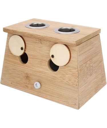 Moxibustion Box - 3 Types Moxa Sticks Burner | Popular Bamboo Box for Health Care & Healing Therapy (2 Holes) - Buy Online on GoSupps.com