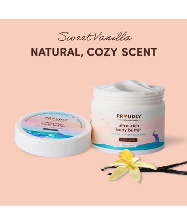 Ultra-Rich Body Butter by Gabrielle Union & Dwyane Wade | Deep Moisture Lotion for Babies Kids & Adults | Shea & Argan Oil | Sweet Vanilla Scent - 4.4 oz - Buy Online on GoSupps.com