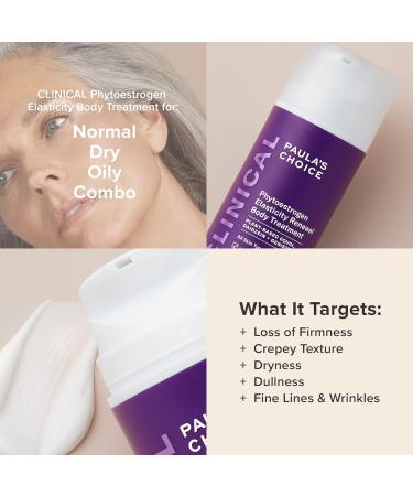Paula's Choice Clinical Phytoestrogen Body Treatment - Restore Elasticity & Firmness for Thinning Skin Fragrance-Free Cream for Chest & Decollete 3.3 Fl Oz - Buy Online on GoSupps.com