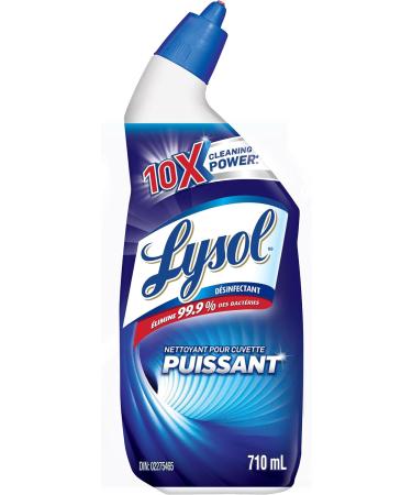 Lysol Toilet Bowl Cleaner Power For Cleaning and Disinfecting Stain Removal 10x cleaning actions 1420ml Pack of 2 (2 x 710ml) - Buy Online on GoSupps.com