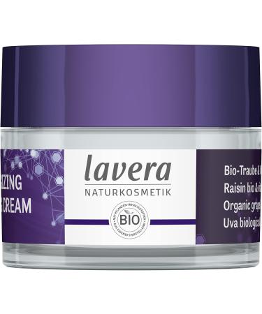 Lavera Re-Energizing Sleeping Cream - Organic Night Cream with Grape & Vitamin E - 5 in 1 Anti-Fatigue Natural Vegan Cosmetics - 50 ml - Buy Online on GoSupps.com