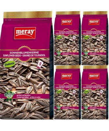 Pufai Grocery Sunflower Seeds, Dakota Salted 250g Pack of 5