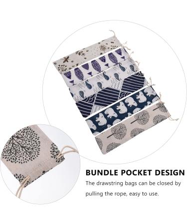 Zerodeko 18 Pcs Fork & Toothbrush Storage Bag | Portable Imitation Linen Travel Organizer - Fast International Shipping - Buy Online on GoSupps.com