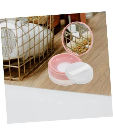 Outanaya 2pcs Portable Powder Box Blusher Powder Jar Face Powder Jar Foundation Powder Jar Kit Black Plastic - Buy Online on GoSupps.com