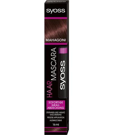 Syoss Hair Mascara Mahogany Dye 16 Braun 16 ml (Pack of 1) - Buy Online on GoSupps.com