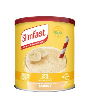 Slimfast Meal Shake Powder Banana 365 g Banana 365 g (1 pack) - Buy Online on GoSupps.com